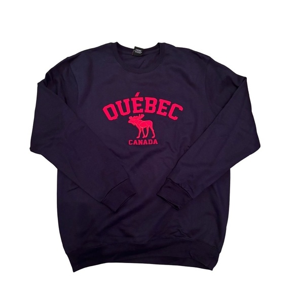 Quebec Other - Québec Canada Men's Navy Sweater
